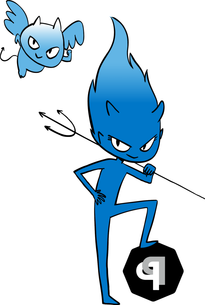 Blue Devil mascot characters
